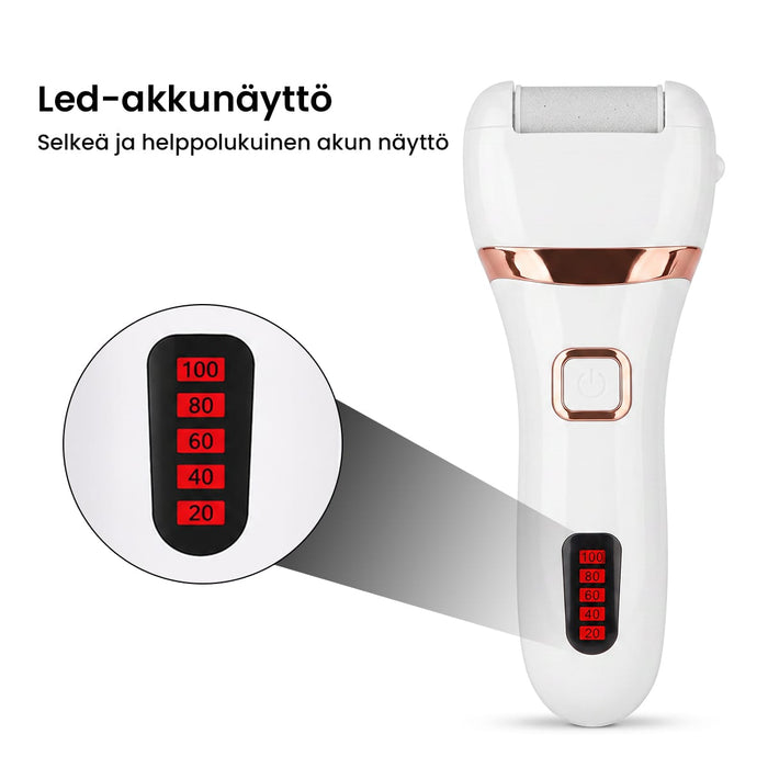 Sähköinen jalkaraspi kovettumille