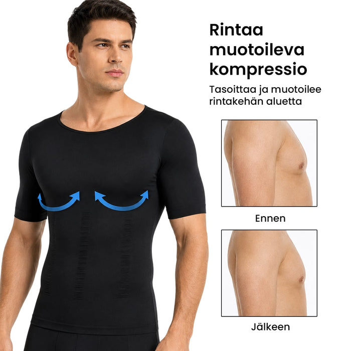 Muotoileva kompressiopaita miehille