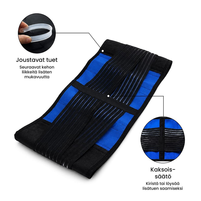 Alaselkävyö (säädettävä tuki)