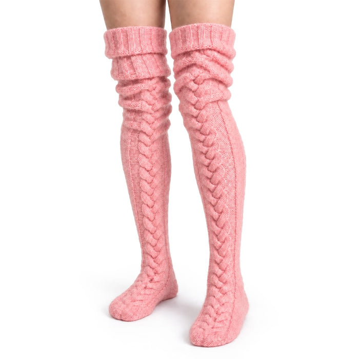 Vartalokauppa Cozysocks - Lämpimät ja mukavat pitkät sukat – Rosa