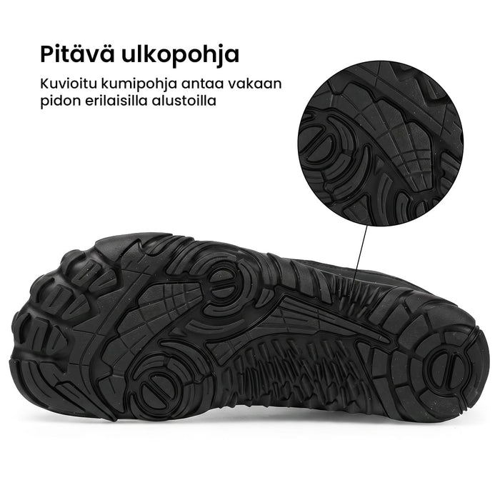 Paljasjalkakengät (vuoratut, talvimalli)