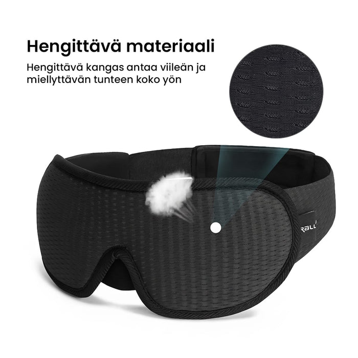 Ergonominen 3D-unimaski