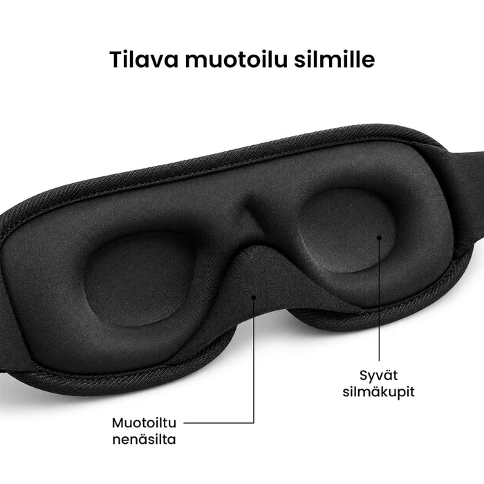 Ergonominen 3D-unimaski