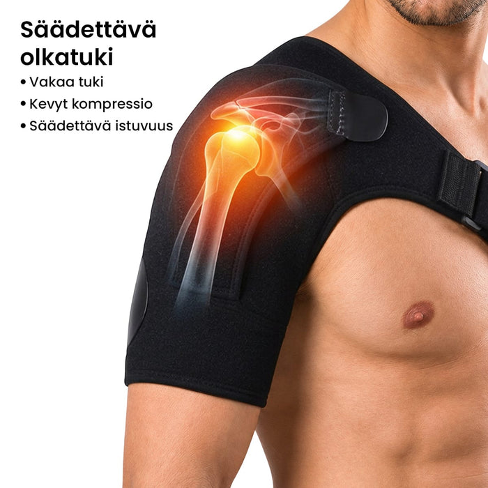 Säädettävä olkapäätuki