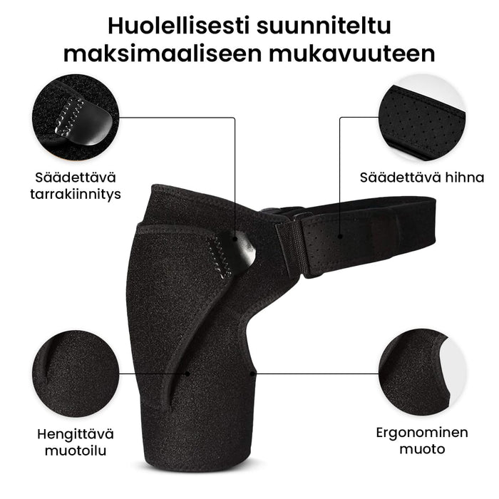 Säädettävä olkapäätuki