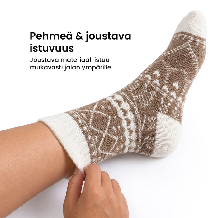 Pörröiset talvisukat (5-pack)
