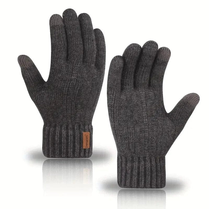 Vartalokauppa Hanskat Tumma harmaa Unisex Alpaka-hanskat